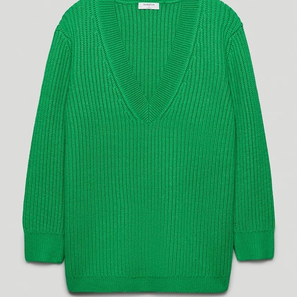 Aritzia Babaton Gloss Green Rogers Sweater - Picture 2 of 3